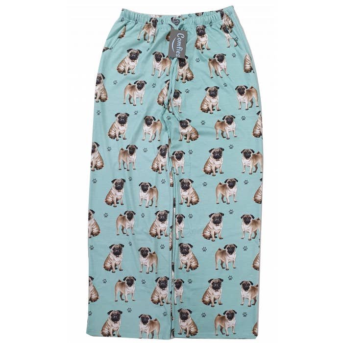 Unisex Pug Pyjamas two sizes Two Woofs